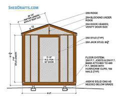 8 8 Backyard Storage Shed Plans