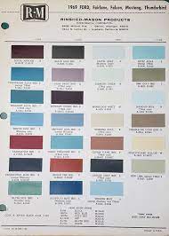1969 Ford Mustang Car Paint Colors