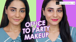transforming daily office makeup look