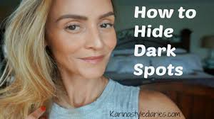 how to cover dark spots with makeup