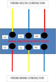 star delta motor connection