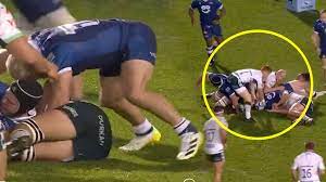 gruesome injury rugby onslaught