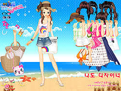 beach dress up play now for