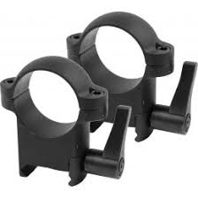 Burris 1 Inch Quick Detach Solid Steel Riflescope Rings Fits Weaver Style Bases