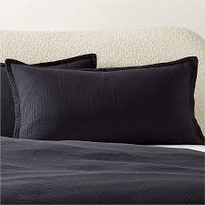 Alto Organic Cotton Black King Pillow