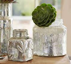 Mercury Glass Jar Vases Pottery Barn