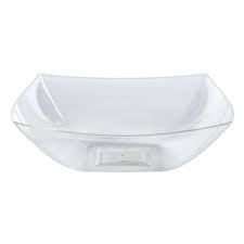 Home Reuseable Large Square Bowl Clear