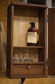 whiskey cabinet woodworking fine