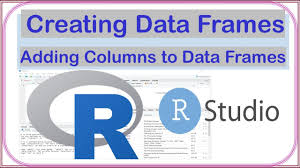 how to create data frames in r how to