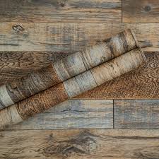 Distressed Wood Plank Wallpaper L