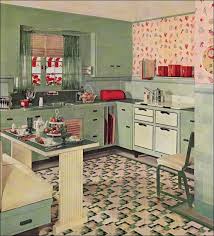 retro kitchen design sets and ideas