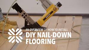install nail down hardwood flooring