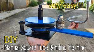 diy mini manual square bending