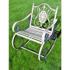 Chelsea Wrought Iron Rocking Garden Chair
