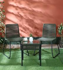 Buy Retro Metal Table And Chair Set In