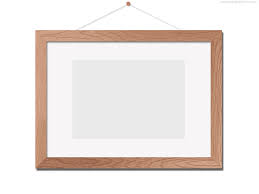 wooden photo frame template psd