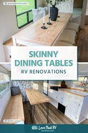 20 Skinny Dining Tables To Fit Those