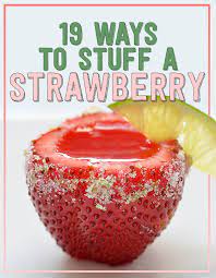 The cindy margurita strawberry and basal | it's a sweet, tart and refreshing summer cocktail, perfect for try this strawberry basil martini recipe. 19 Stuffed Strawberries You Need In Your Mouth Strawberry Margarita Jello Shots Margarita Jello Shots Strawberry Margarita