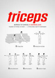 good tricep workouts without weights on