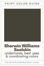 Sherwin Williams Sealskin A Complete