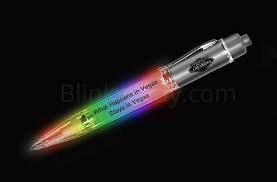 What Happens In Vegas Stays In Vegas Light Up Color Change Pen Free Shipping Blinky Lady