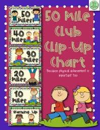 50 Miles Club Clip Up Chart