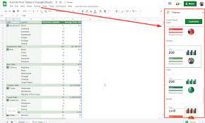 format pivot tables in google sheets