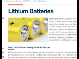 Iata Lithium Batteries