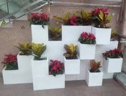 plastic decoration flower pots big for