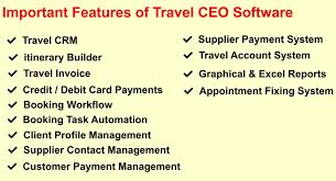 1 travel agency software travel crm