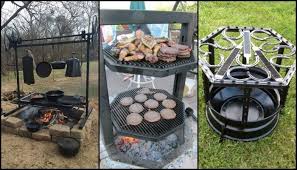 The solid steel griddle is perfect for toasting buns, frying bacon, eggs, or even making pancakes once the grate has been well seasoned. Fire Pit Grill Ideas For Your Backyard Diy Projects For Everyone