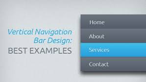 vertical navigation bar design best