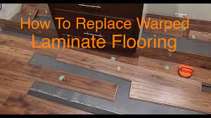 water damaged laminate floor boards