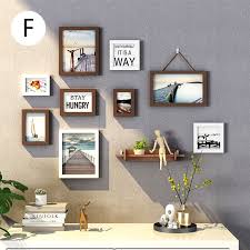 contemporary wooden photo frame set