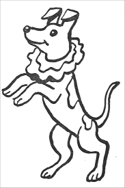 Roger smith, wild animal trainer: Dog Circus Animal Coloring Page Coloringbay