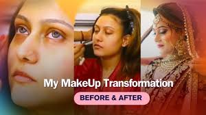my transformation bridal makeup
