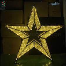 large led waterloo star motif lights