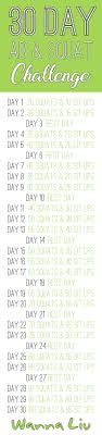 30 Day Ab And Squat Challenge You Need To Try Wanna Liv
