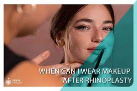 wear makeup after rhinoplasty