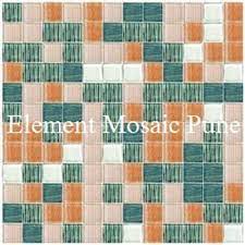 crystal glass mosaic tiles thickness