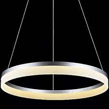 Round Led Pendant Light Modern Acrylic