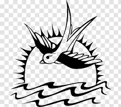 caribbean bird tattoo symbol