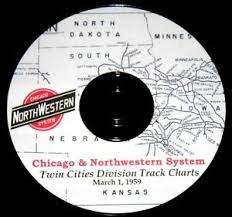 Details About Chicago Northwestern Rr 1959 Twin Cities Division Track Chart Pdf Pages On Dvd
