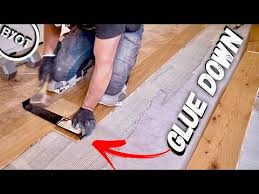 floor diy glue down flooring