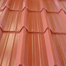 color coated tile effect roofing sheet