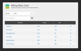 Budgets And Billing Rates Hub Planner