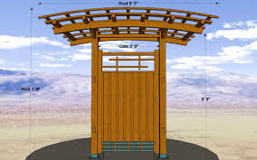 Curved Arbor Plans Wood S