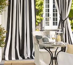 Awning Stripe Grommet Outdoor Curtain