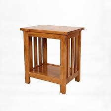Mission Style Pine End Table Side
