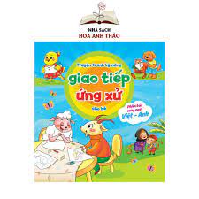 Sách - Truyện tranh kỹ năng giao tiếp ứng xử cho bé phiên bản song ngữ Việt  Anh bộ 10 quyển -có File đọc tiếng Anh